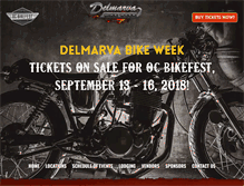 Tablet Screenshot of delmarvabikeweek.com